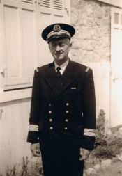 René Scouarnec en uniforme à Toulon en 1961